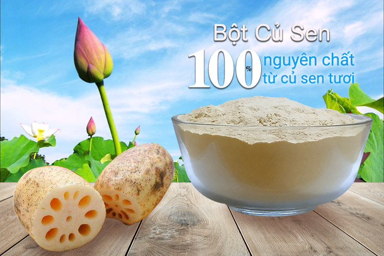 Bột Củ Sen Nguyên Chất Bổ Dưỡng 
