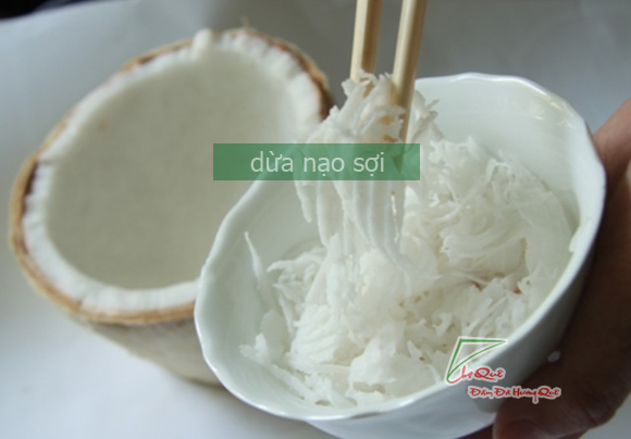 dừa nạo sợi