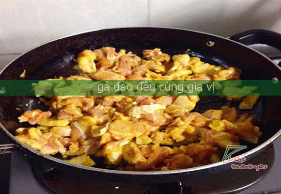 xào gà