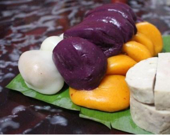Hướng dẫn cách làm bánh dày lá cẩm ngon