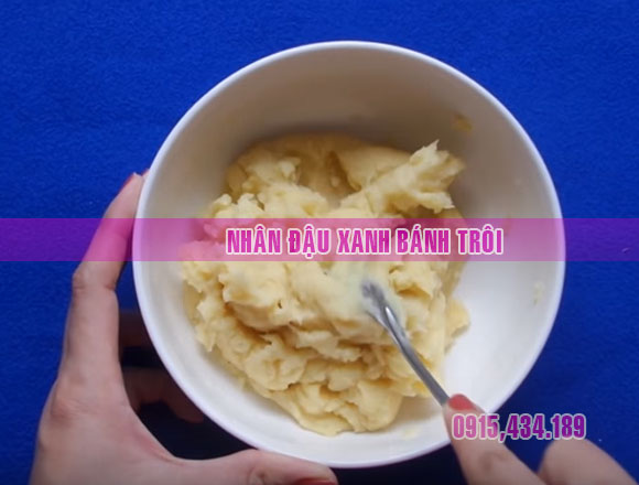 nhân đậu xanh bánh trôi