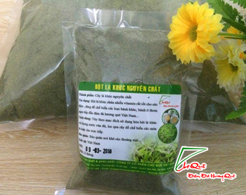 Bán bột lá khúc nguyên chất 100% tại Hà Nội, Sài Gòn
