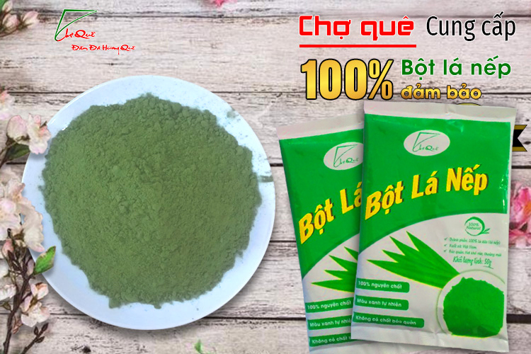 bột lá nếp bột lá dứa nguyên chất