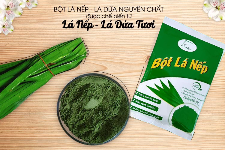 bột lá nếp bột lá dứa nguyên chất tự nhiên