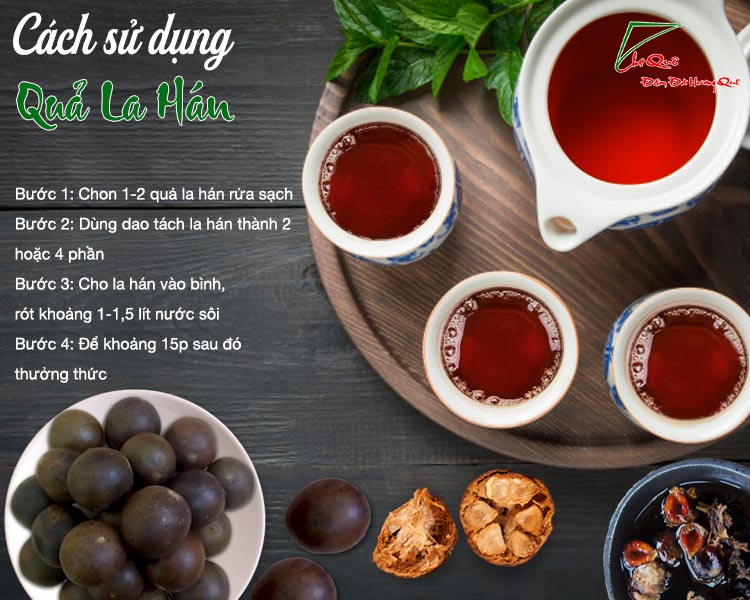 cách sử dụng quả la hán